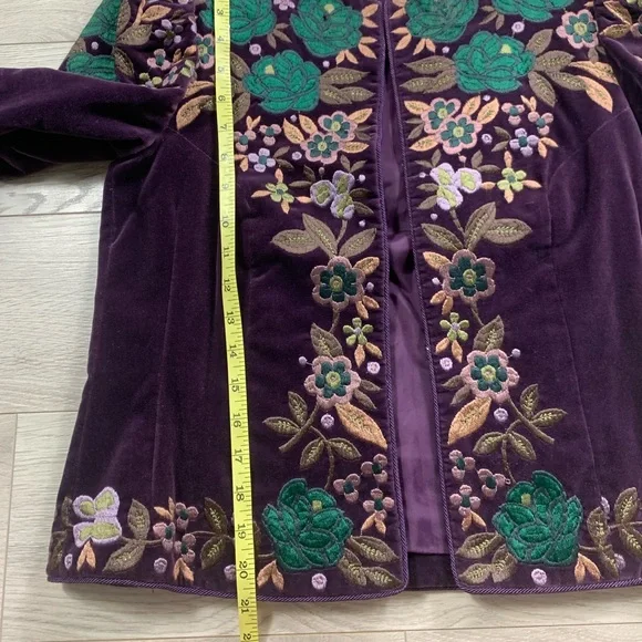 Oscar de la Renta Vintage Embroidered Blazer Jacket - Picture 15 of 16